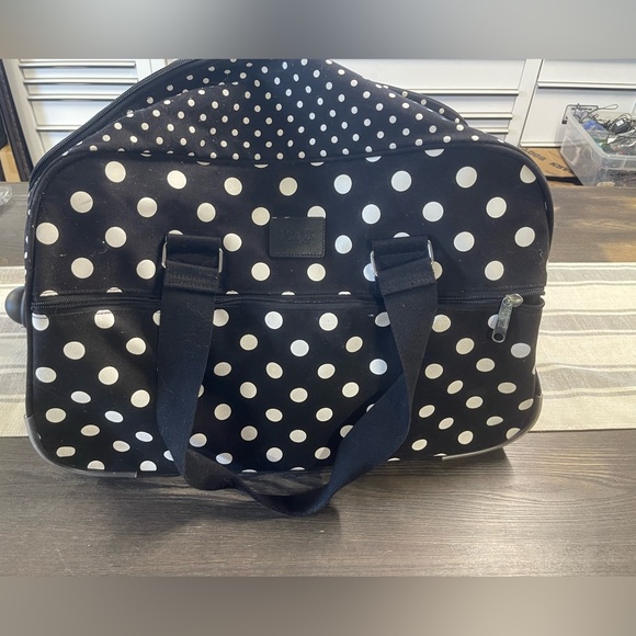 PINK Victoria's Secret Handbags - VS PINK rolling duffel bag